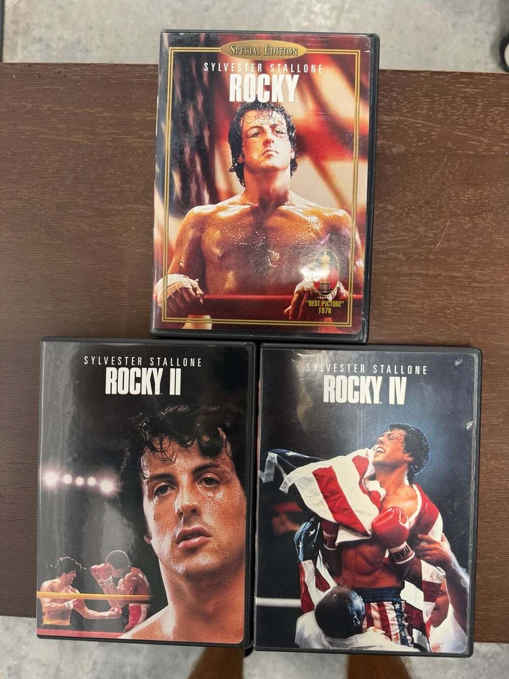 Rocky, Rocky II, Rocky IV DVD Set